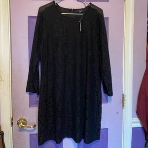 Madewell Black Laced Dress Size 6 New With Tags